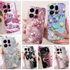 New Fashion Luxury Flower Butterfly Girly Painting Phone Case For Oppo Find X9 Pro FindX9 Casing Soft Silicone Clear Back Cover
