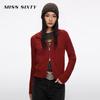 MISS SIXTY Women's Vintage Cable-Knit Cashmere Cardigan
