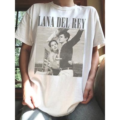 New Lana Del Rey Ldr Sailing Tan T Shirt Cotton Tee Vintage Shirt Summer Unisex TShirt Harajuku Women T Shirt Y2k Top