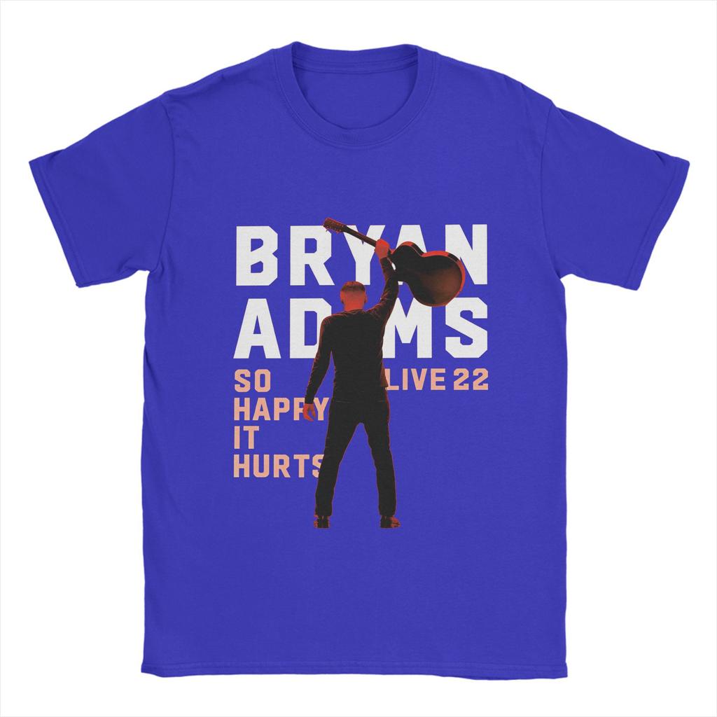 Novelty New Popular Bryan Adams  T-Shirt Men Round Collar Cotton T Shirt  Short Sleeve Tees Summer Clothing