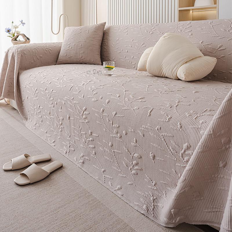 1pc Summer Ice Multifunctional Protective Sofa Cover Throw Blanket Non-Slip Scratch-Resistant Cat-Proof Cushion Pad Suitable for 1/2/3/4 Seater Set