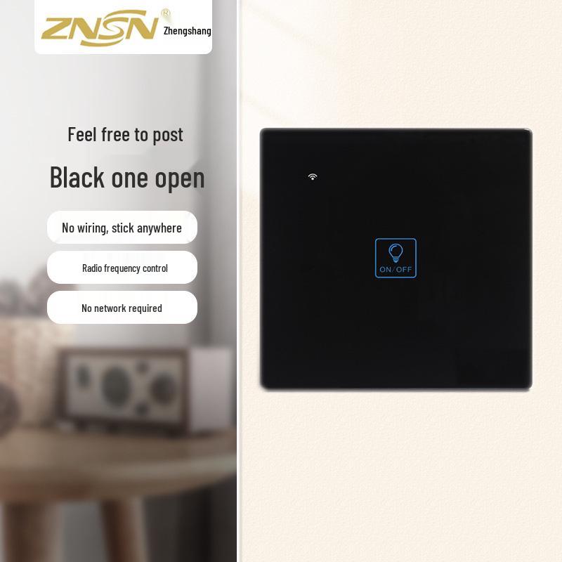 Zhengshang C3 Smart Graffiti Switch: WiFi+RF, Voice Control, EU Standard, Alexa & Google Compatible.