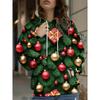 Ladies Autumn/Winter 3D Printed Hooded Christmas Dress Up Hoodies & Sweatshirts (women’s)
