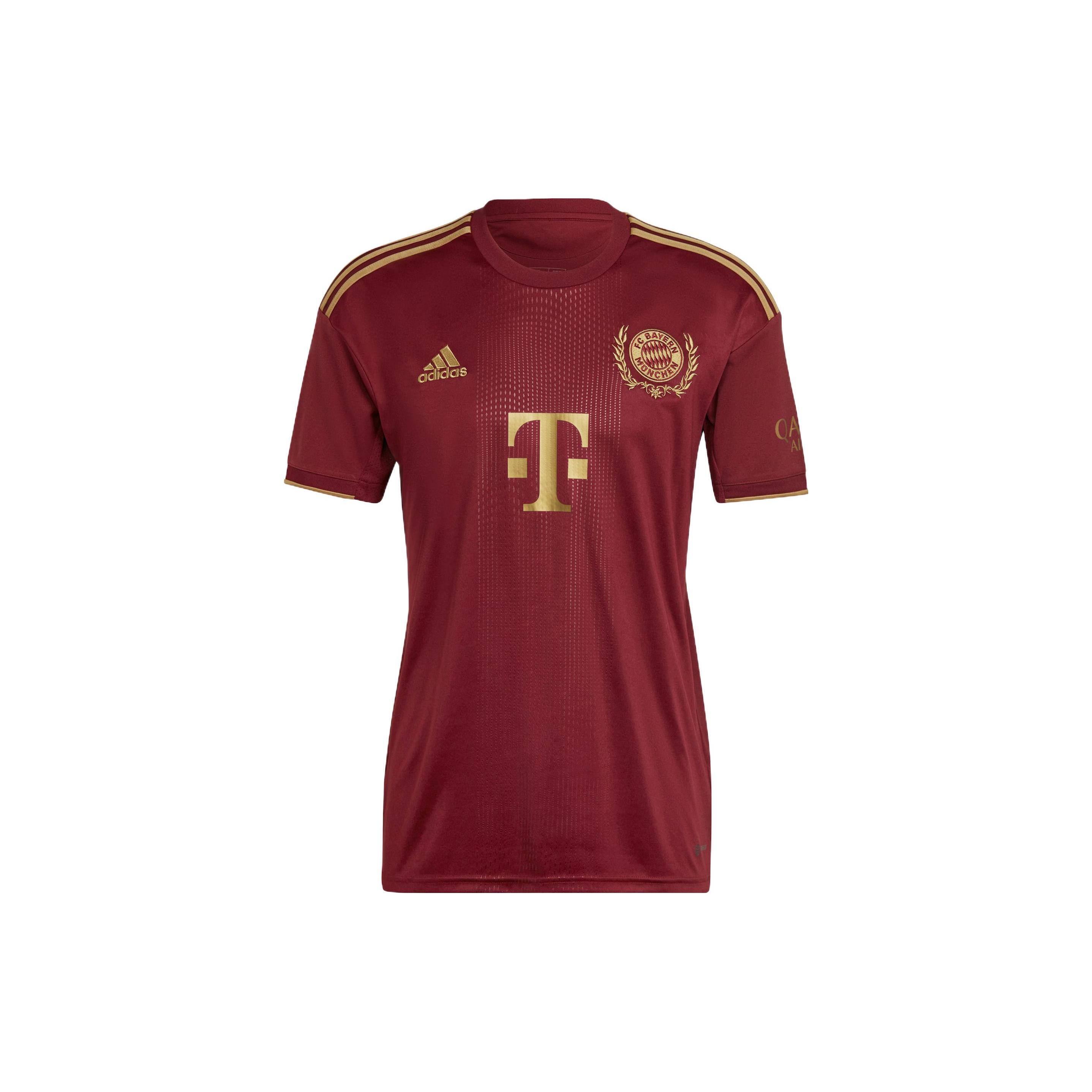 Adidas Bayern Munich Black Soccer Jersey Men s Dark Red IC1435 XL