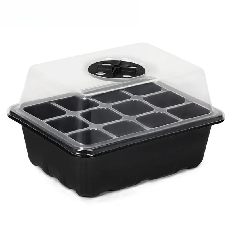 

1 Pcs 12 Hole Breathable Seedling Box New Seedling Box Multi-functional Gardening And Maintenance Tool Green Plant Flowerpot