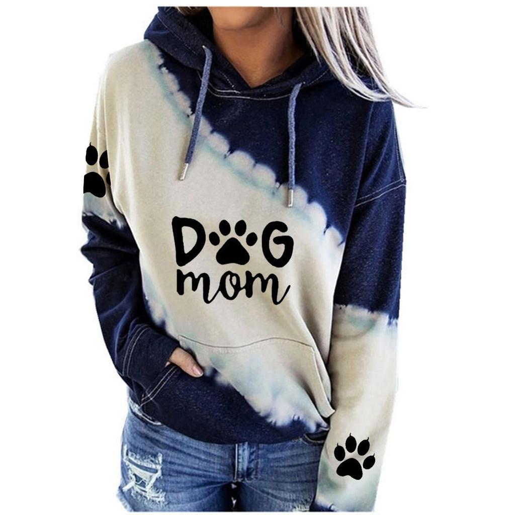 Long-sleeved Hooded Printing Leisure Women's Blouse Women Simple Loose Hoodie Y2k Street Sweatshirt Sportwear Casual Tops