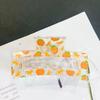 Floral Fruit Shark Hair Clip – Cute Orange Updo Accessory for Girls
