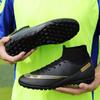 Men's and Women's Non-Slip Outdoor Soccer Cleats with Long Spikes for Turf Training