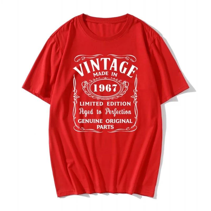 Father's Day Gift 1966 1967 1968 1969 1970 Novelty All Original Birthday Gift T-Shirt big size Clothes Novelty Print T Tshirt