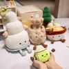 Giocattolo di Peluche Unico 12cm Divertente Forma di Noodle Ramen Design Realistico e Creativo