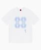 Keuligeon Effect Graphics Semi-Overfit Short Sleeve T-Shirt White
