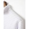 Men Waffle Quarter Zip Long Sleeve Shirt Stand Collar Casual Top With Contrast Pocket Details