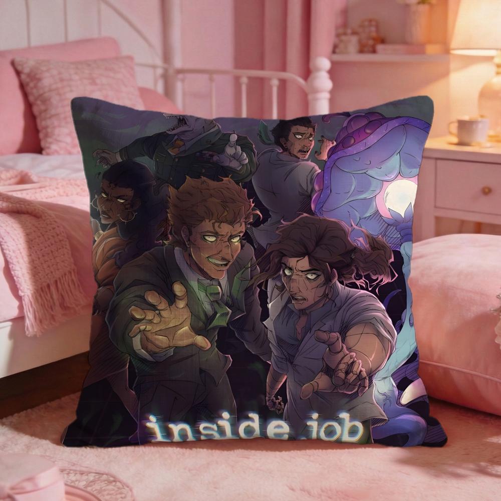 Inside JJobs Anime Classic Cushion Cover Premium Comfort Reversible Pillow Cove Two In One Design For Any Room Car Interior