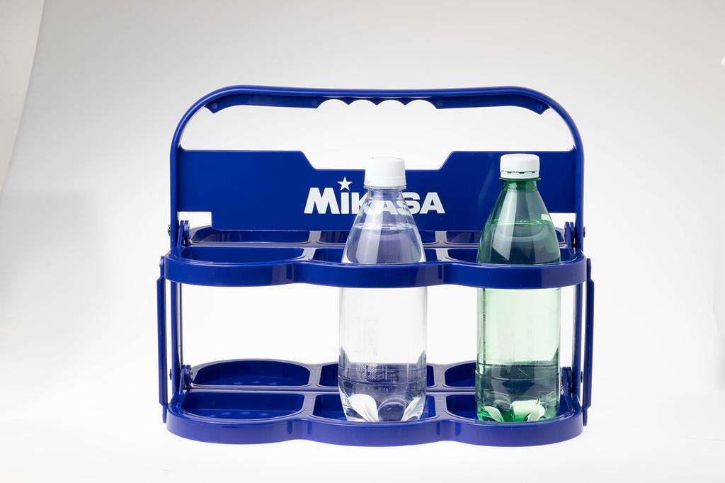 MIKASA Foldable Bottle Carrier (6 Bottles), Blue, BC6-BL, 340 x 265 x 240mm