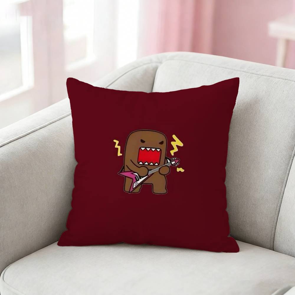 Cool Cute Domo-Kun Kawaii Pillow Case Pattern Printed Pillowcase For Living Room Sofa Cushion Cover
