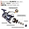 Spinning Fishing Reel Metal Spool 5.2:1 Gear Ratio High Speed Baitcasting Reel Max Drag 21KG Carp Reel for Saltwater
