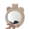 1PC Observation Mirror Car Safety Shooting Mirror Cute Bear Crown Mirror Clothing Store Decoration Diameter 25CM