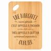 Cutting Board - PLANETEE - A Margaret As Great - Bamboo - 30 X 20 X 1 Cm - Engraved Gift