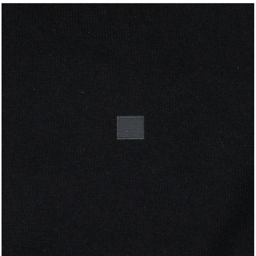 Acne Studios Unisex Knit Face Logo Patch C60115 Black  900 