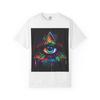 Psychedelic All-Seeing Eye T-Shirt | Colorful Triangle Eye Design