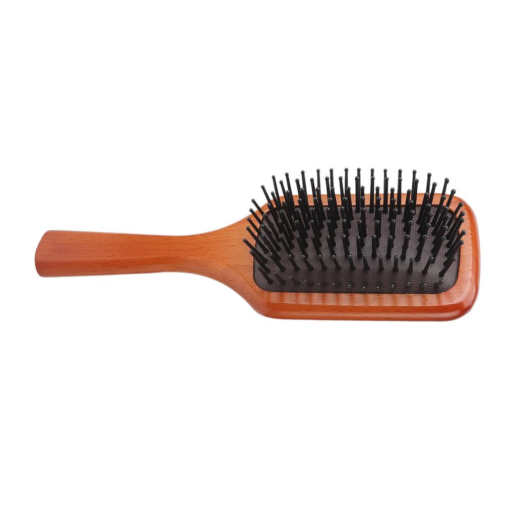 Women Self Cleaning Hair Brush 3D Cushion Massager Massage Head Scalp Wooden Anti Static Curly Hair Comb