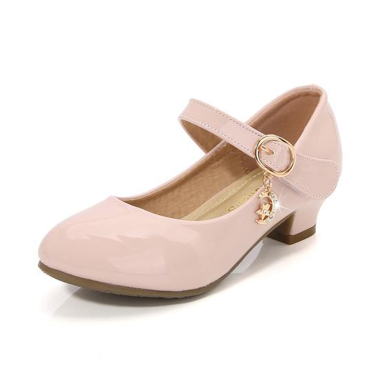 

Girls leather shoes, high heels, princess shoes, dance performance shoes 30