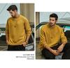 2025 Autumn Men's American Retro Multi-color Raglan Sleeve Round Neck Sweater - Loose Casual Fit