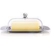 Porta Burro, Porta Burro in Acciaio Inossidabile con Coperchio - Contenitore Solido per Formaggio/Burro - Scatola da Cucina per Conservazione Burro Formaggio