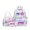 Witch Hunters Backpack Three-Piece Large Capacity Backpack Kpop Demon Hunter Peripheral Bag School Bag
