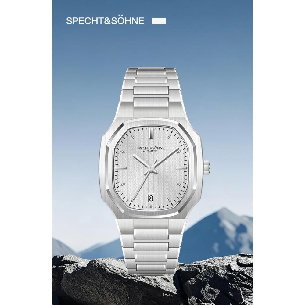 New Arrivals Specht&Sohne Watch 37MM Automatic Watches For Men Japan 8215 Movt Sapphire Crystal Stainless Steel 50M Waterproof