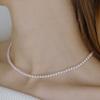 HAS HLD029 Crystal pearl bead necklace