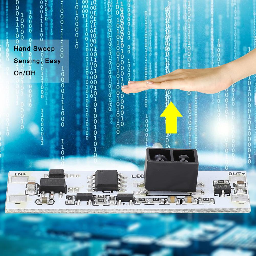 Modul de comutare cu senzor de măturare manuală 524VDC pentru lumină LED pentru dulap