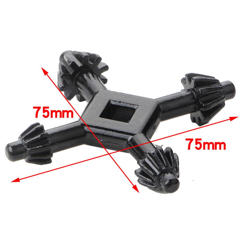 3-1PCS 4 In 1 Multi-function Universal Chuck Key Drill Drilling Holder Spanner Ratchet Socket Ring Combination Grip Star Wrench
