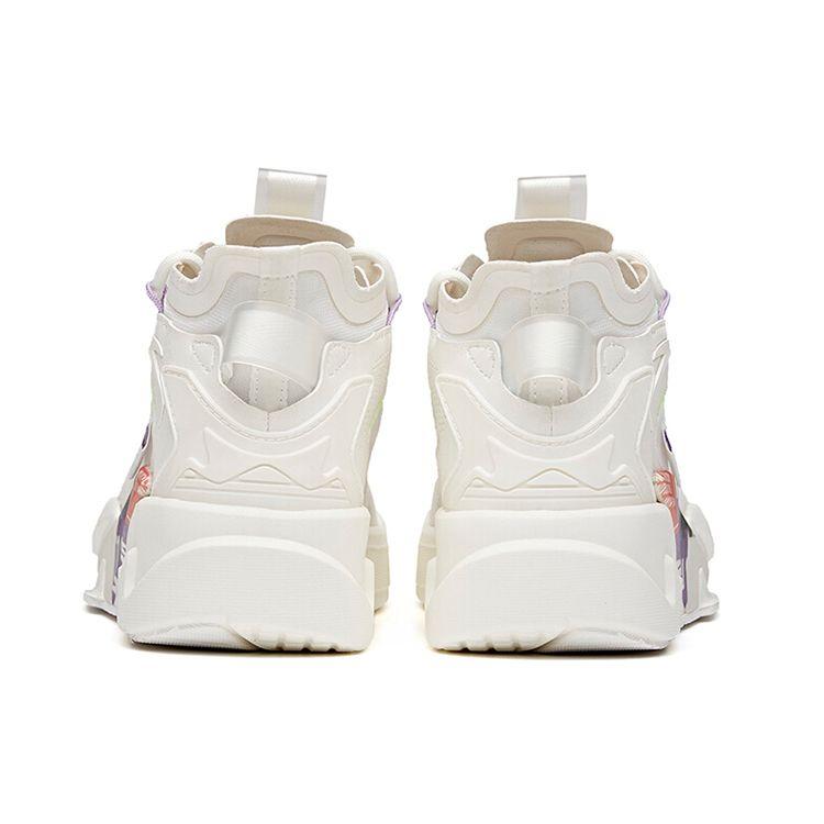 Anta G6 Durable High-Top Skate Shoes Women Shoes White Purple 122128089-1