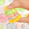 Creative Jelly Cat Claw Sticky Toy - Transparent, Fun, Decompression Gift for Students & Kids.