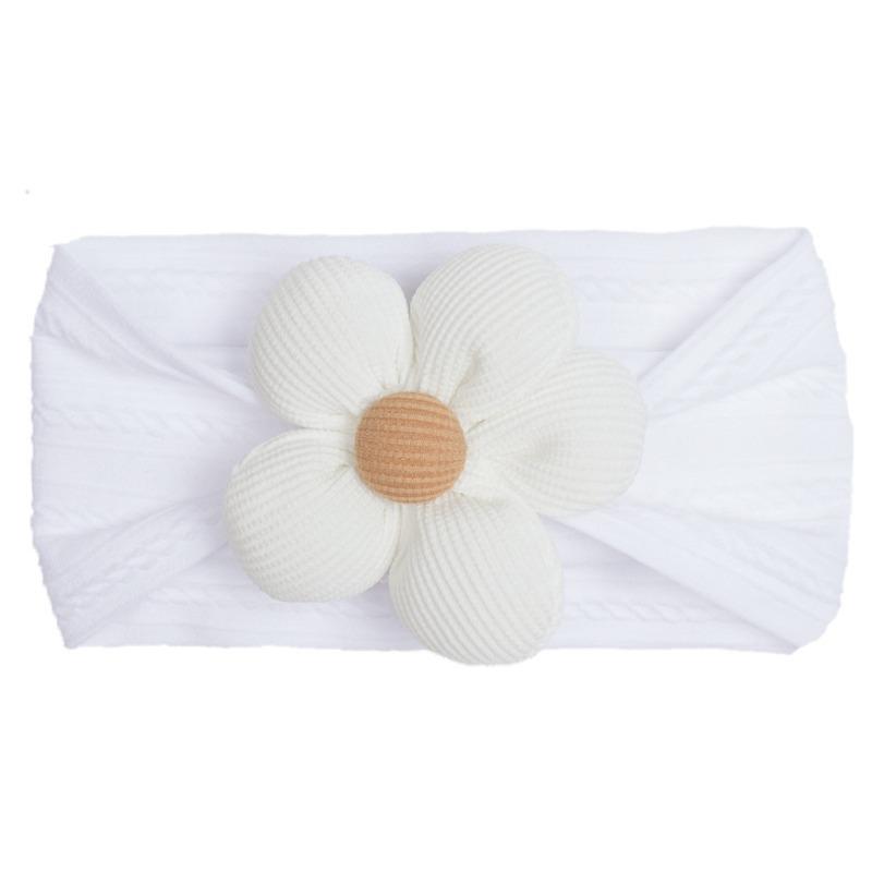 Autumn new baby jacquard elastic hair accessories, children's soft and comfortable headgear headband, baby headband