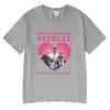 Rapper Pitbull Mr Worldwide Graphic Vintage Washed T Shirt Unisex Women Clothing Fashion Hip Hop Tshirts Summer Cotton Streetwear