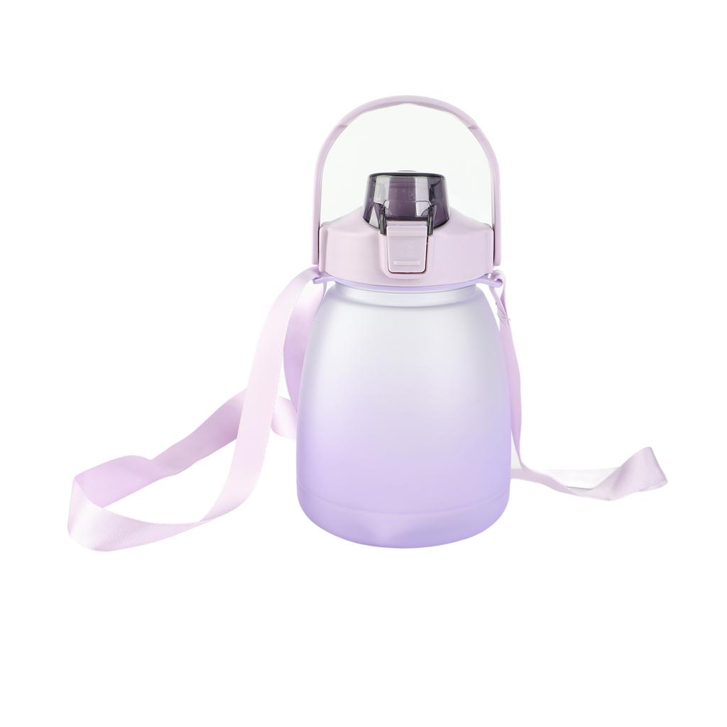Kawaii Water Bottle 1300ML Large Capacity Water Bottle Portable Sports Bottle Straw Water Jug with