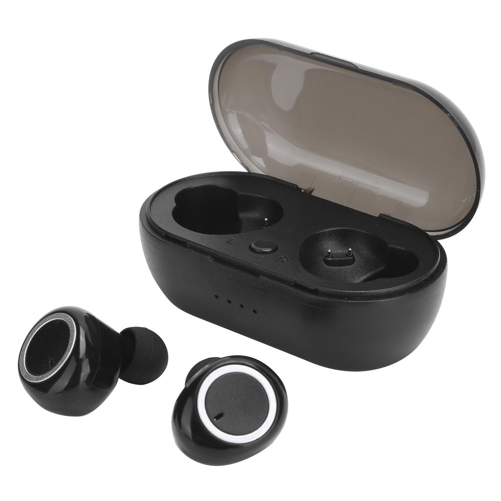 BTHi30 Bluetooth 5.0 Stereo True Wireless Ohrhörer Geräuschunterdrückung Binaurales Headset(Silber schwarz )