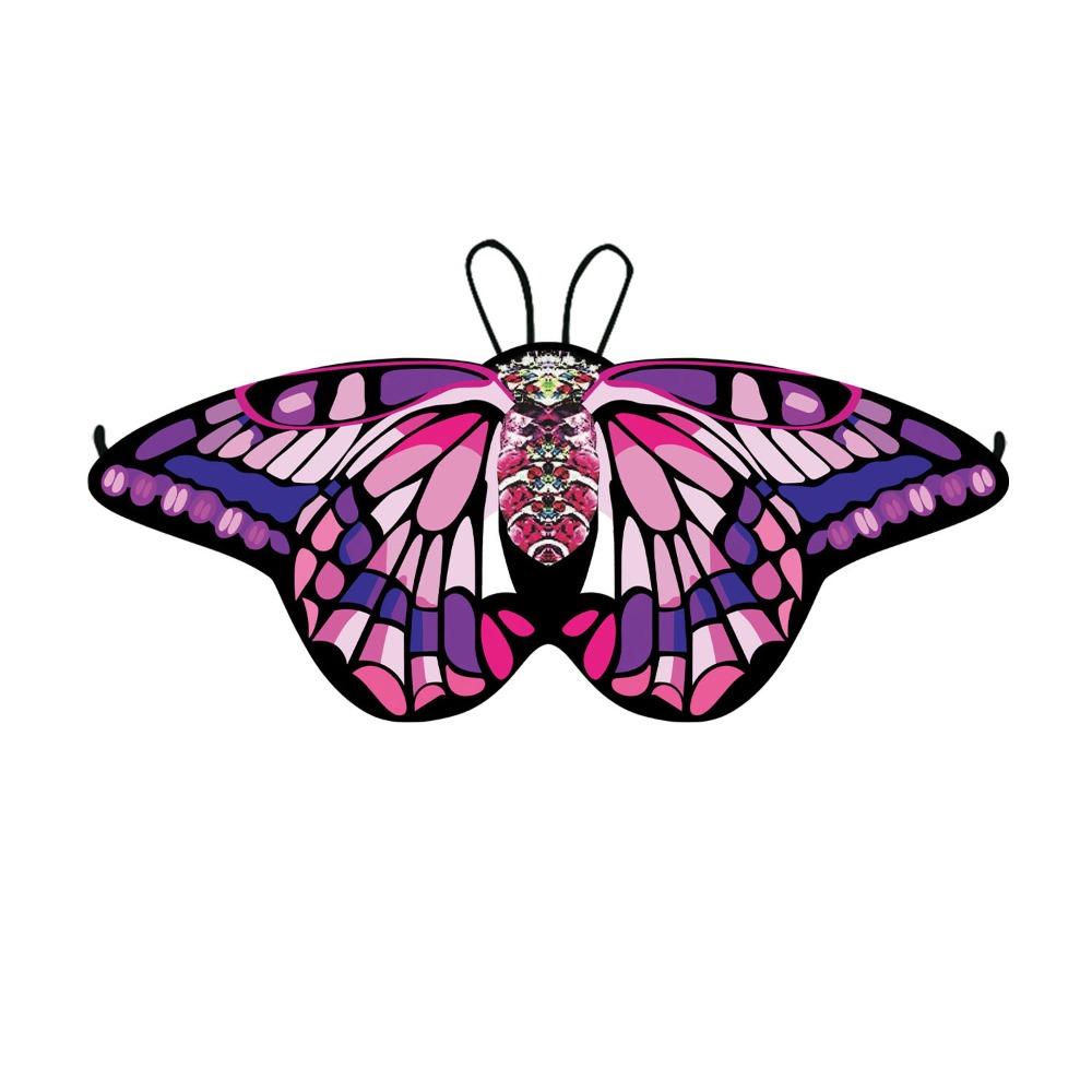 Colorful Butterfly Wings Costume Cosplay Costume Fancy Dress Fairy Shawl DIY Decorations Pixie Cloak Christmas Halloween