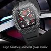 KIMSDUN Herrenuhr Luxus Tonneau Design Wasserdicht Leuchtende Uhren Silikonarmband Armbanduhr Mode Herrenuhr
