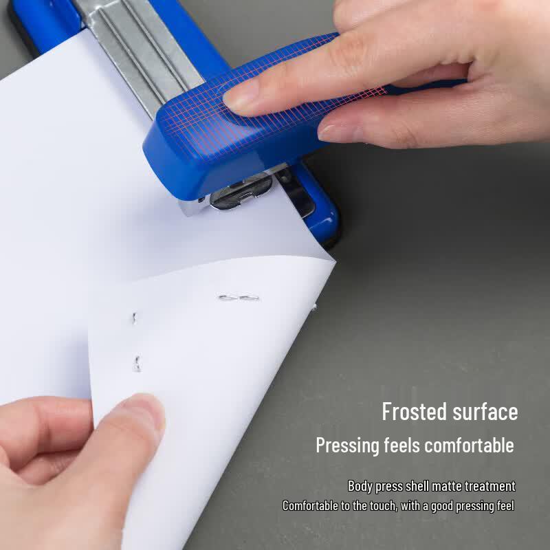 Deli Rotatable Metal Stapler, 50-Sheet Capacity (2-Pack)