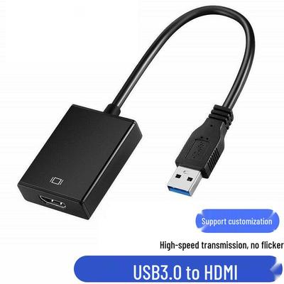 USB 3.0 na HDMI adaptérový kabel s ovladačem, 1080P USB na HDMI převodník pro PC do TV