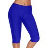 Summer Sports Yoga Leggings - Slim Fit, Seven-Point Length, Solid Color Sweatpants for Outdoors