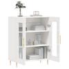 Vidaxl Schrank, Weiß, Glänzend, 69,5X34X90 Cm, Holzwerkstoff