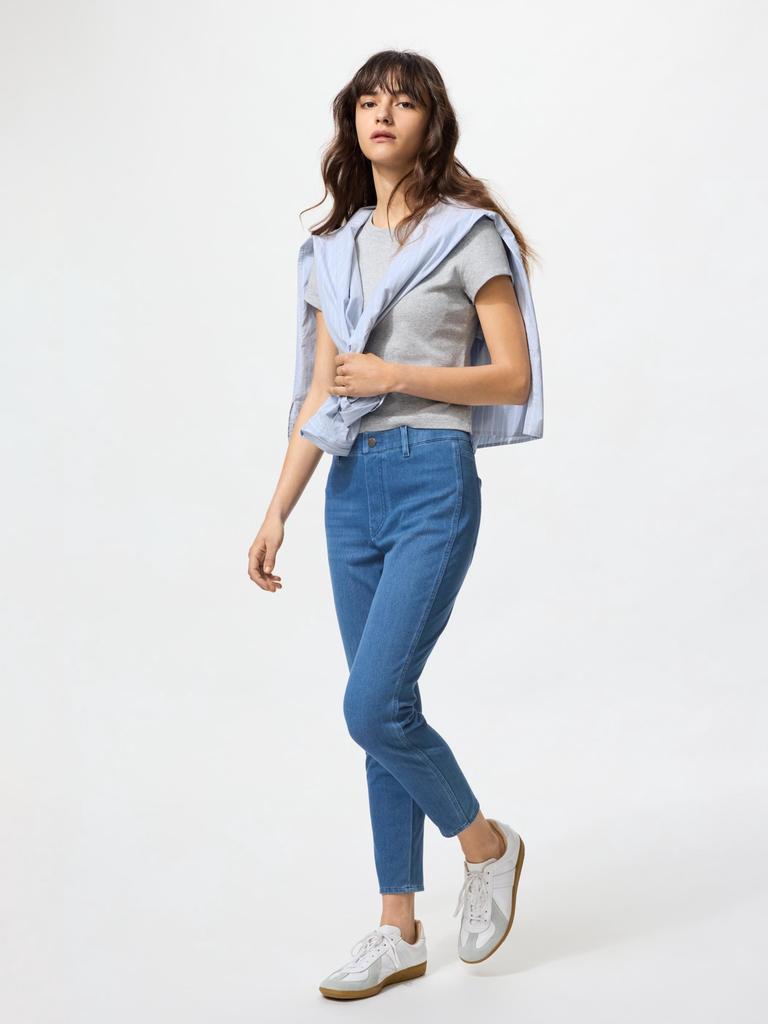 Uniqlo Japan Ultra Stretch Cropped Denim Leggings Pants