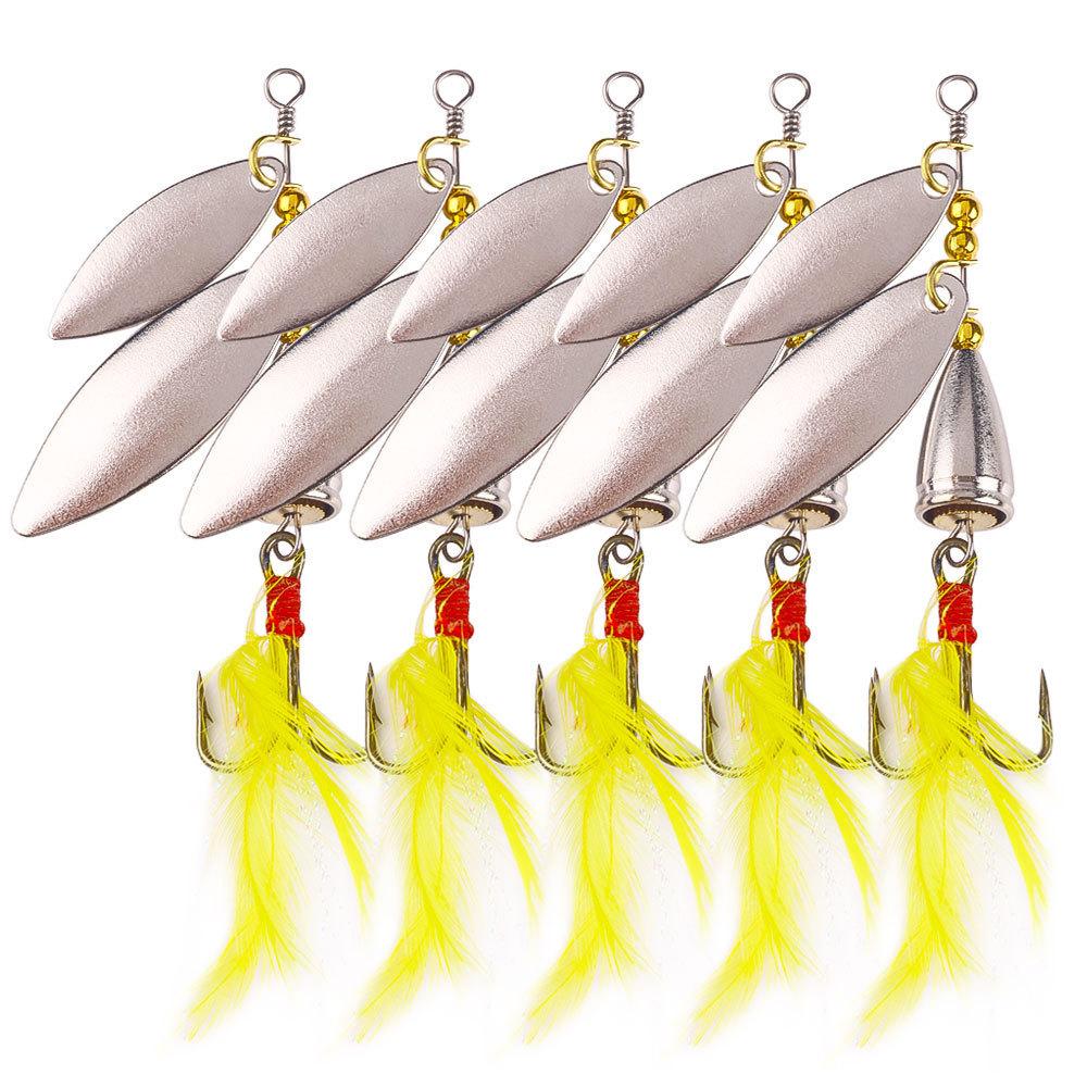

Reflective Sequin Fishing Lure 8.1CM-10.5G Spinning Noise Fake Bait Fly New Sequin Angling Bait for Enhanced Visibility 8.1CM-10.5G