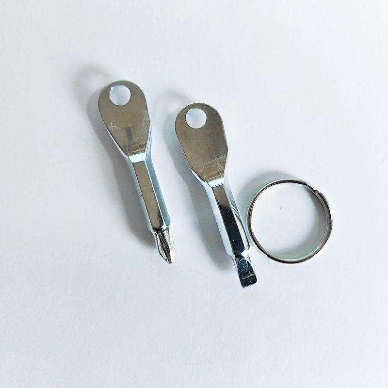 Portable Multi-Function EDC Screwdriver with Key Ring