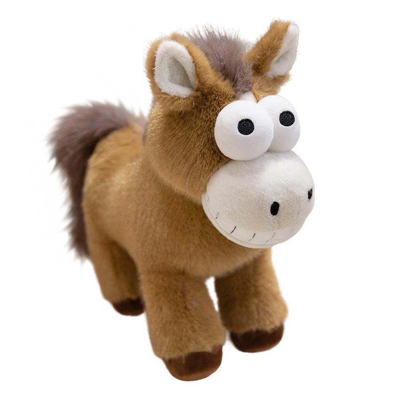 Year of the Horse Zodiac Plush Doll - Hanhan Fun Mascot Toy for Kids