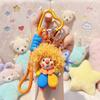 Curly Plush Keychain Fluffy Key Ring Ornament Fashion Doll Keychain  Bag Decoration